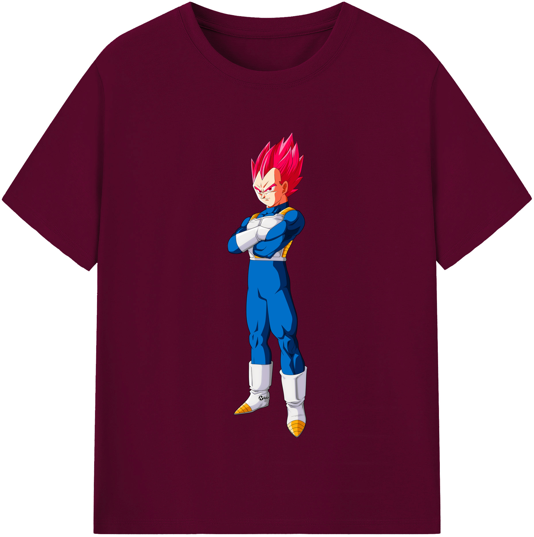 （画像用） ドラゴンボール ベジータ四世（Bejīta Yonsei）DRAGON BALL Vegeta IV レディースカジュアルプリントTシャツ（綿100％）